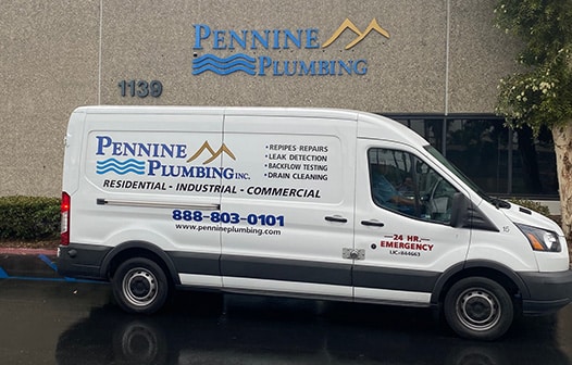 Pennine plumbing truck